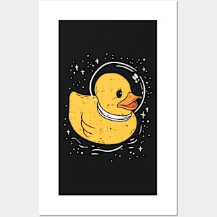 SPACE: Rubber Ducky In Space Gift Funny Space Gift Posters and Art